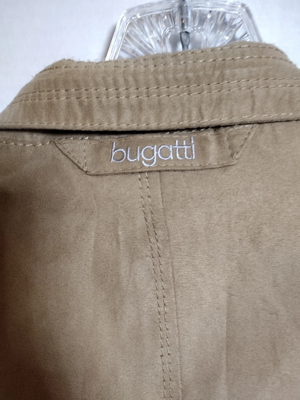 Bugatti Men's Tan Zip-Front Vest